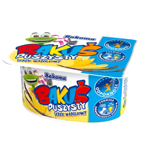 Serek puszysty Bakuś waniliowy 90g Bakoma (Ch)
