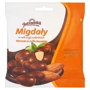 Jutrzenka migdały w mlecznej czekoladzie 80g