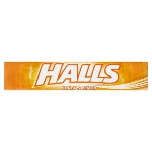 Cukierki Halls Honey&Lemon (Miód-Cytryna) (żółte) 32g Mondelez  +