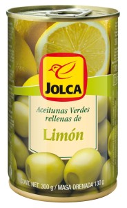 Oliwki Jolca w puszce 300/130g zielone z cytryną