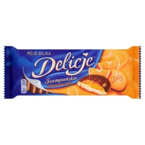 Delicje szampańskie 147g pomarańczowe Mondelez