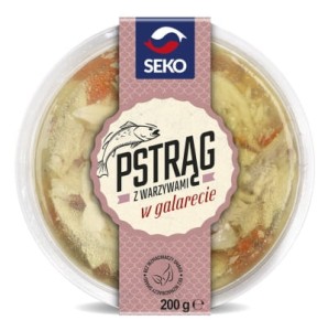 Ryba w galarecie Pstrąg z warzywami Seko 200g  +