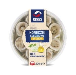 Seko Koreczki śledziowe w oleju 220g  +