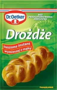 Drożdże suszone Dr Oetker 7g